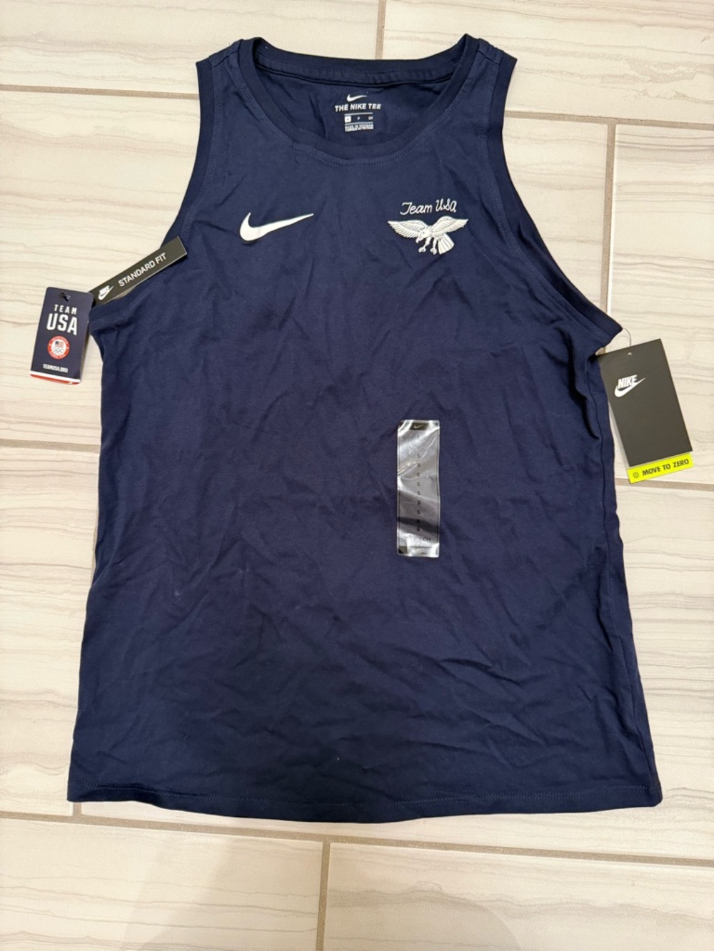 Nike Womens Navy Blue Team USA Tank